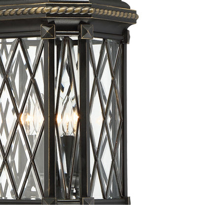 Bexley Manor Outdoor Pendant Light in Detail.