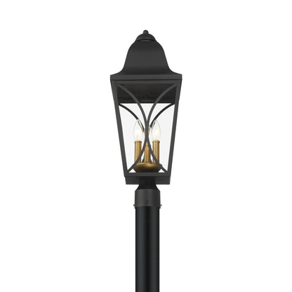 Cardigan Outdoor Post Light in Detail.