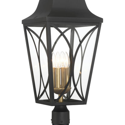 Cardigan Outdoor Post Light in Detail.