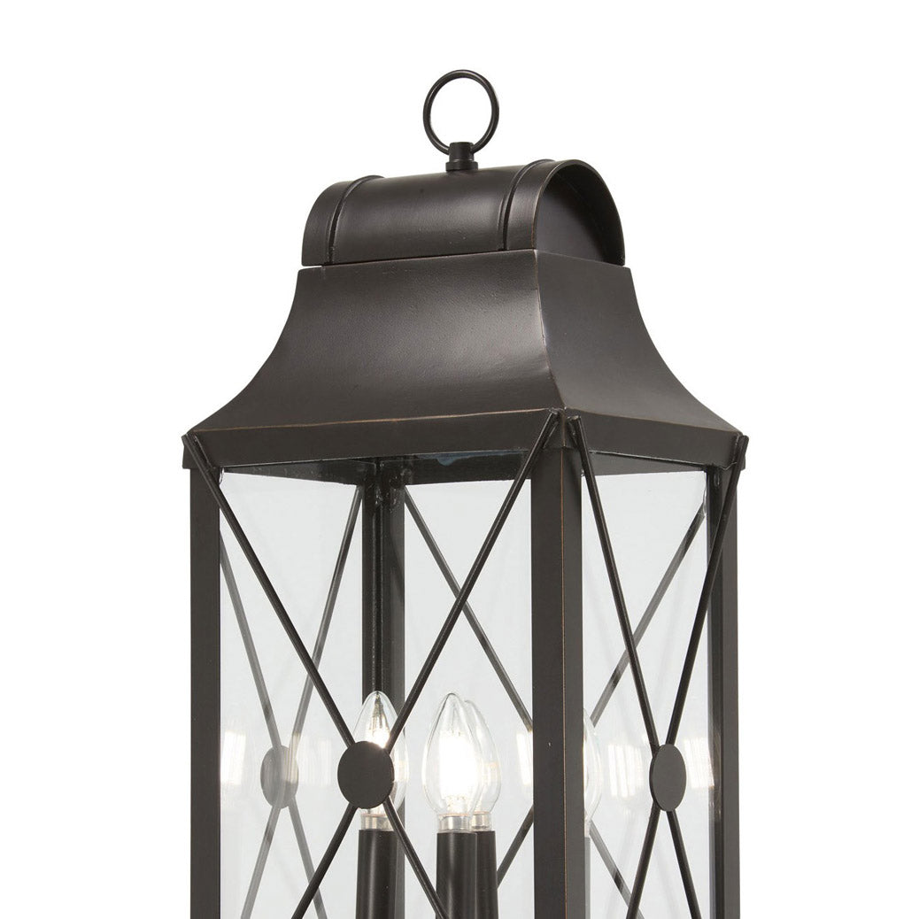 De Luz Outdoor Post Light in Detail.