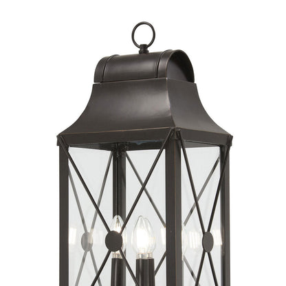 De Luz Outdoor Post Light in Detail.