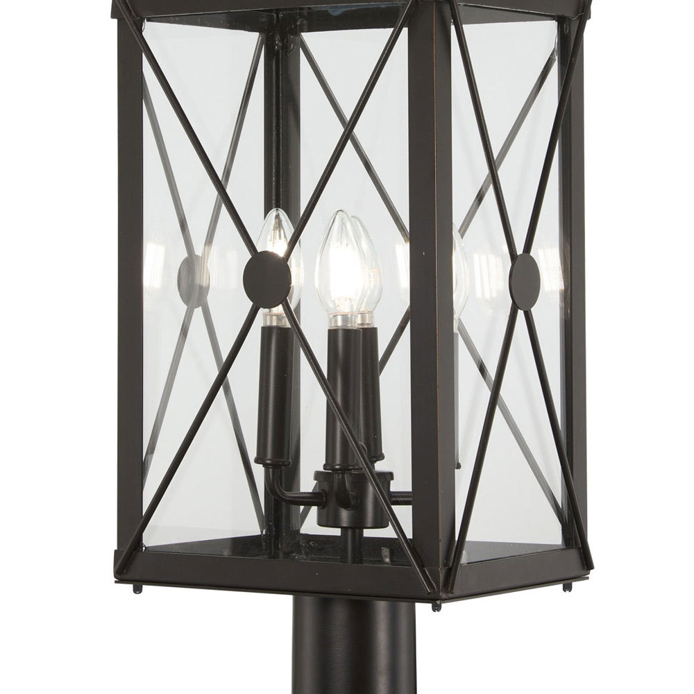 De Luz Outdoor Post Light in Detail.