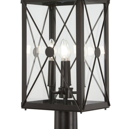 De Luz Outdoor Post Light in Detail.