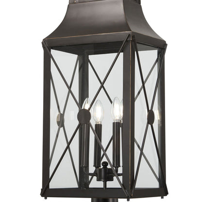 De Luz Outdoor Post Light in Detail.