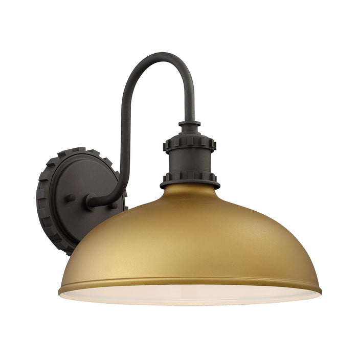 Escudilla Outdoor Wall Light in Painted Honey Gold .