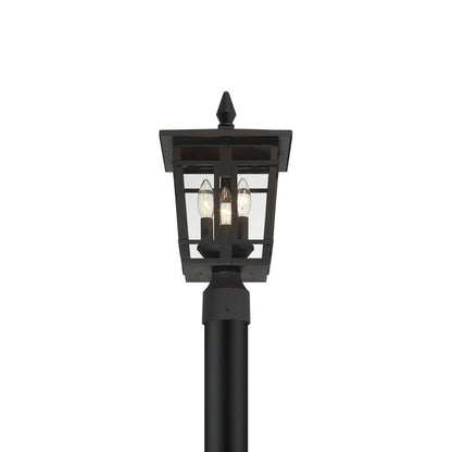Fieldstone Outdoor Post Light in Detail.