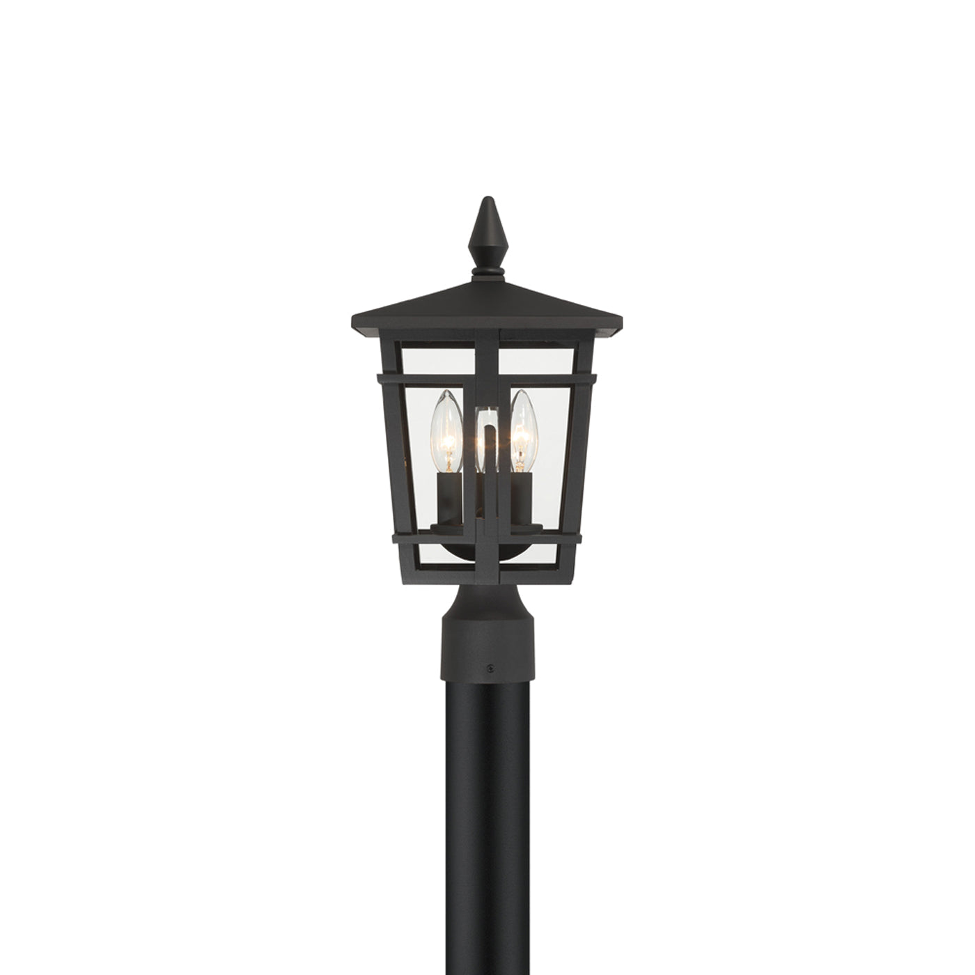 Fieldstone Outdoor Post Light in Detail.