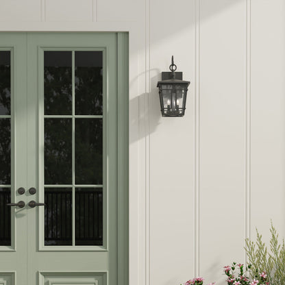 Fieldstone Outdoor Wall Light in Outside Area.