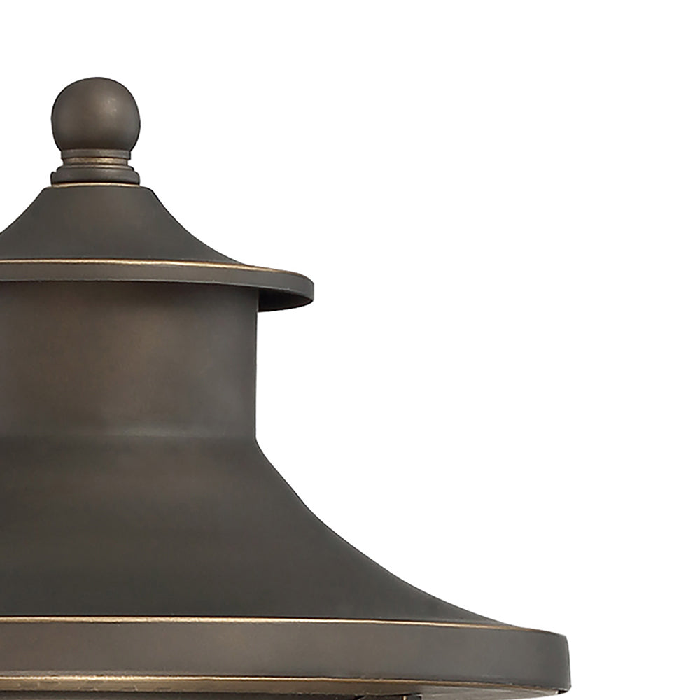 Highland Ridge Outdoor Wall Light in Detail.