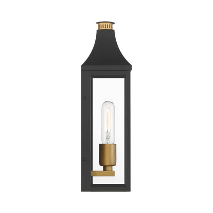 Hurstborne Single Outdoor Wall Light in Detail.
