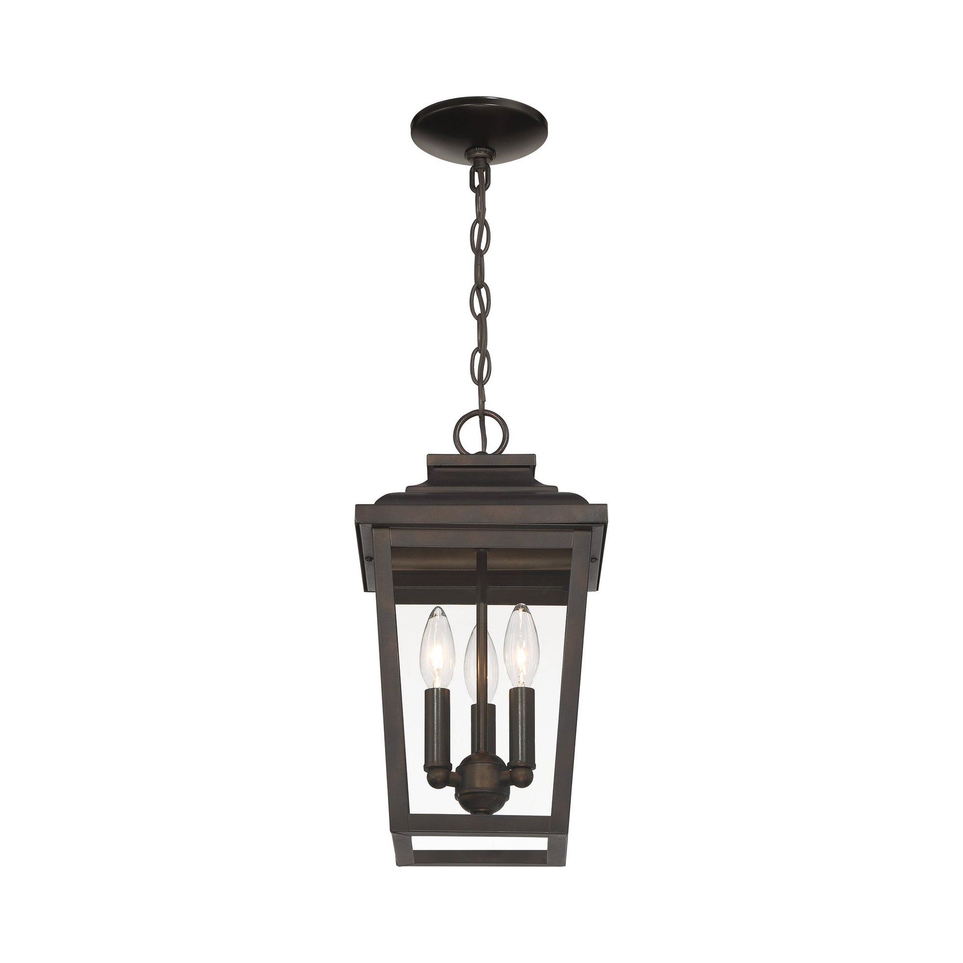 Irvington Manor Outdoor Pendant Light in Detail.