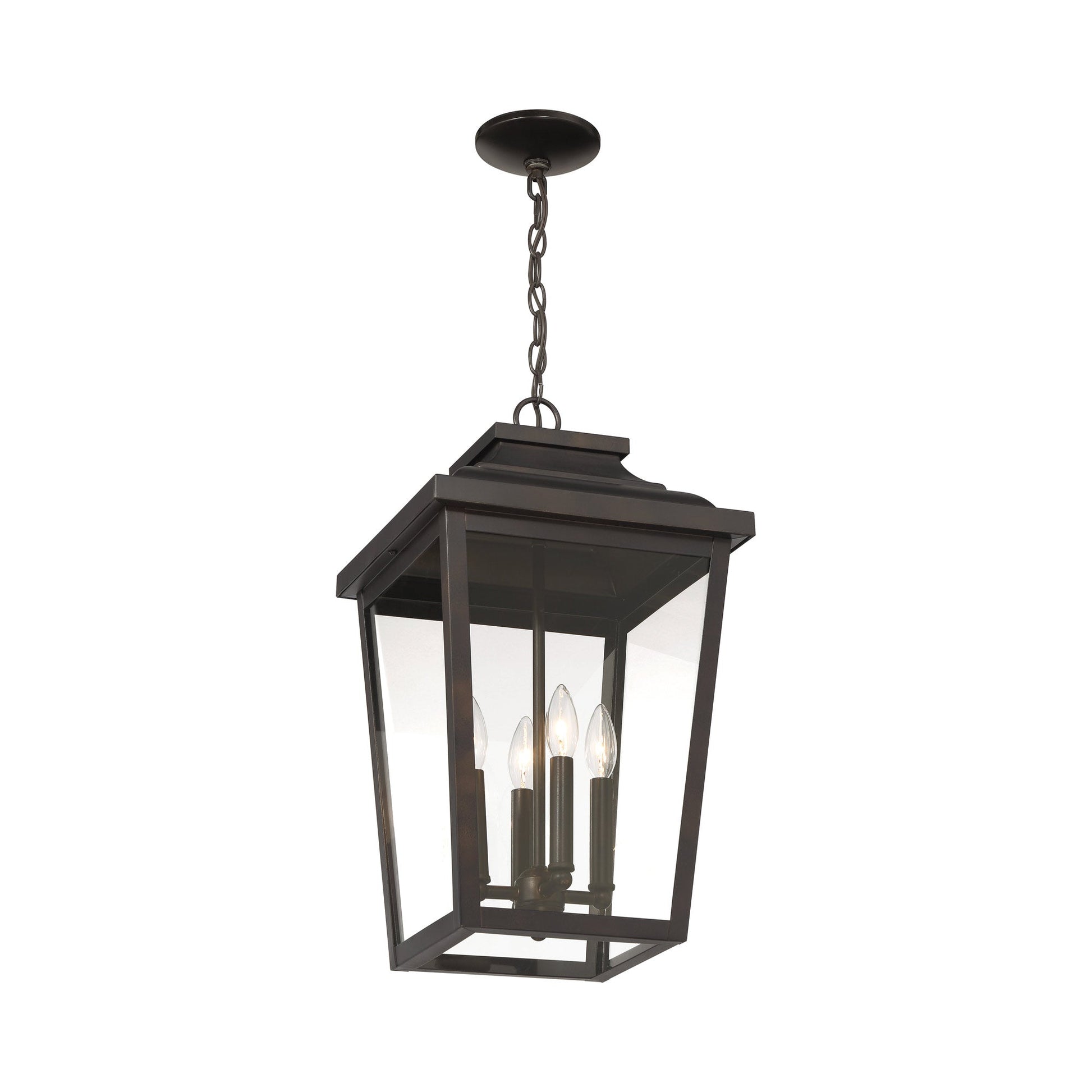 Irvington Manor Outdoor Pendant Light in Detail.