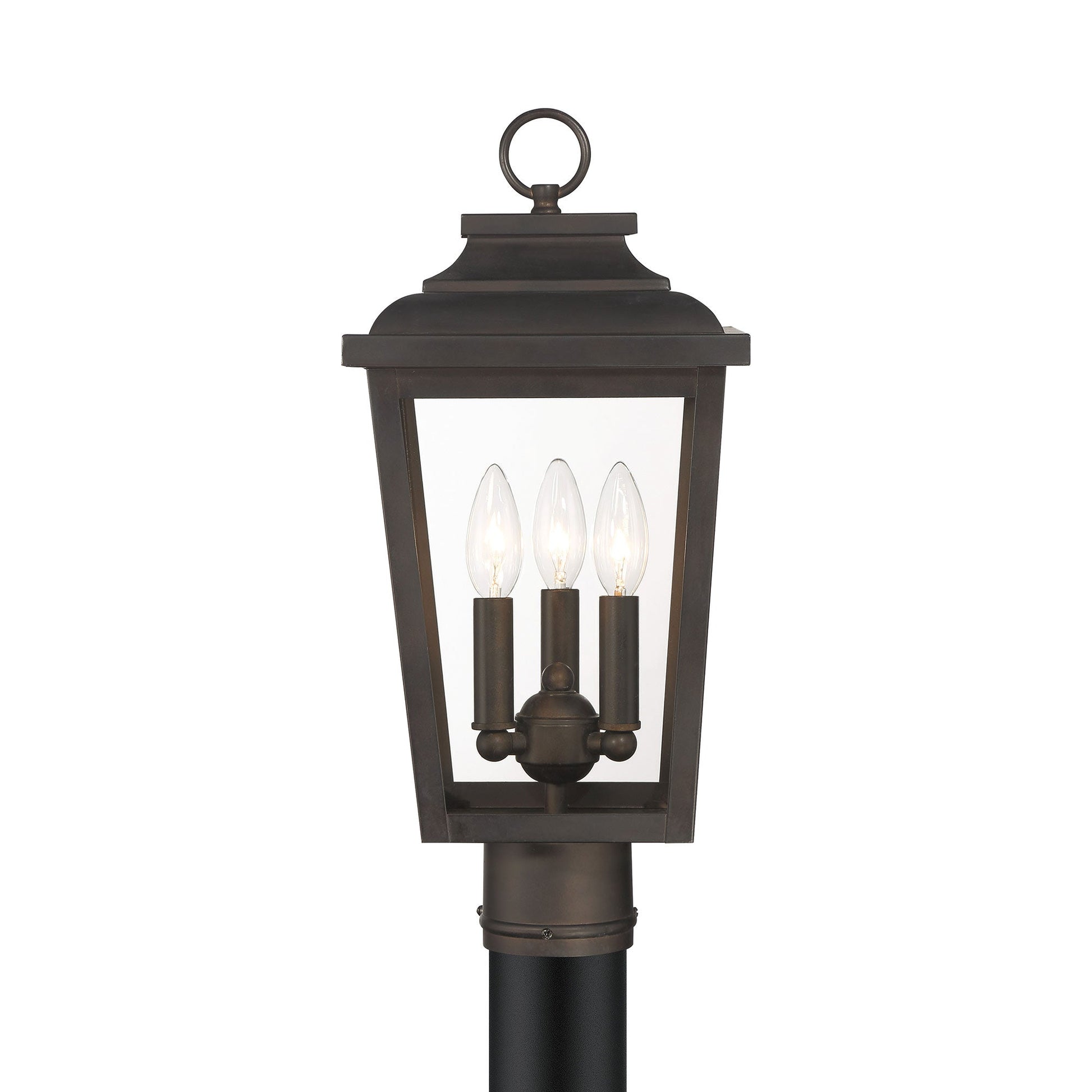 Irvington Manor Outdoor Post Light in Detail.