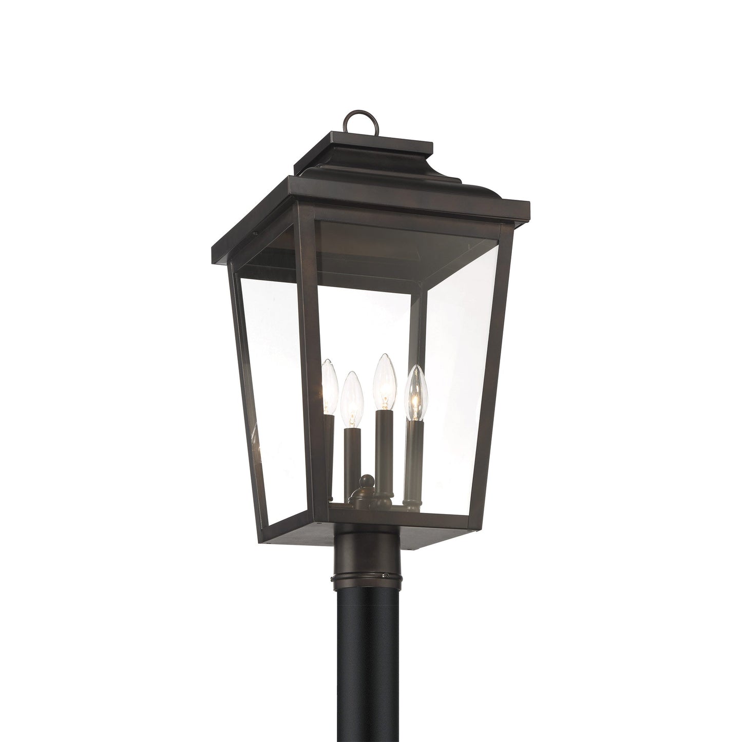 Irvington Manor Outdoor Post Light in Detail.