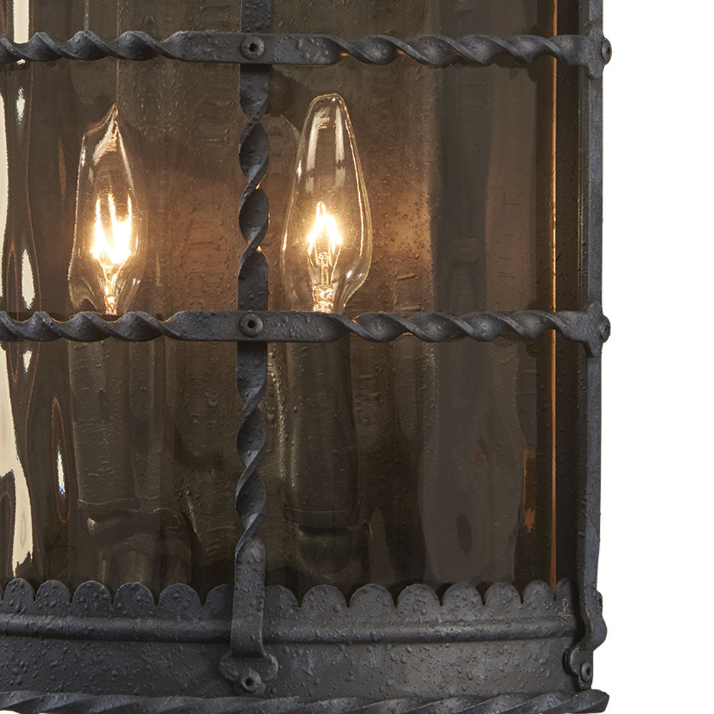 Mallorca Outdoor Pocket Wall Light in Detail.