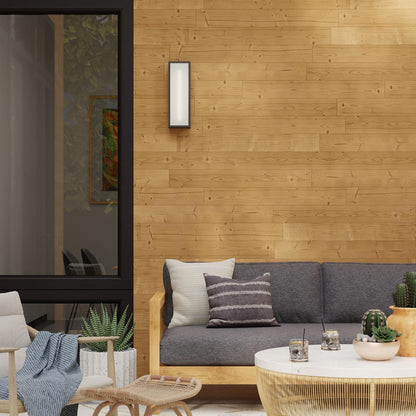 Marlborough Outdoor LED Wall Light in living room.