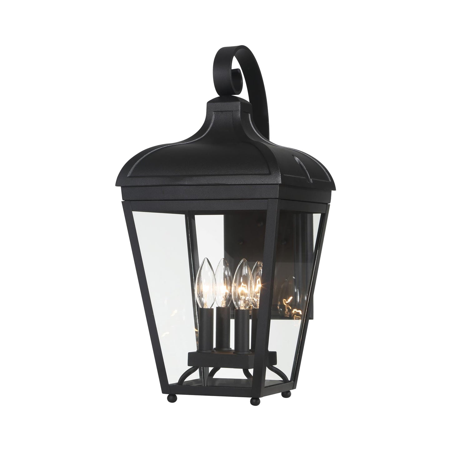 Marquee Outdoor Wall Light in Sand Coal Balck (Medium).
