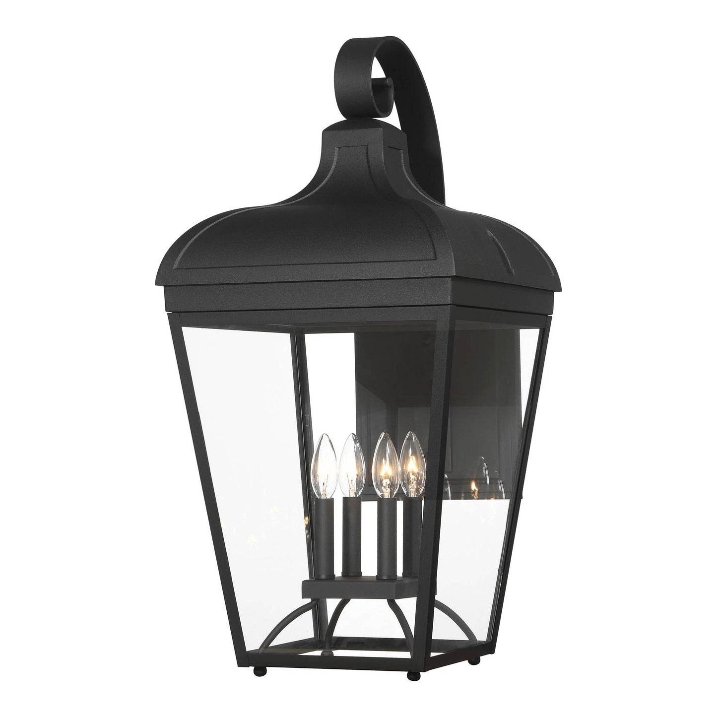Marquee Outdoor Wall Light in Sand Coal Balck (X-Large).