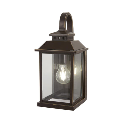 Miner's Loft Outdoor Wall Light in Small.