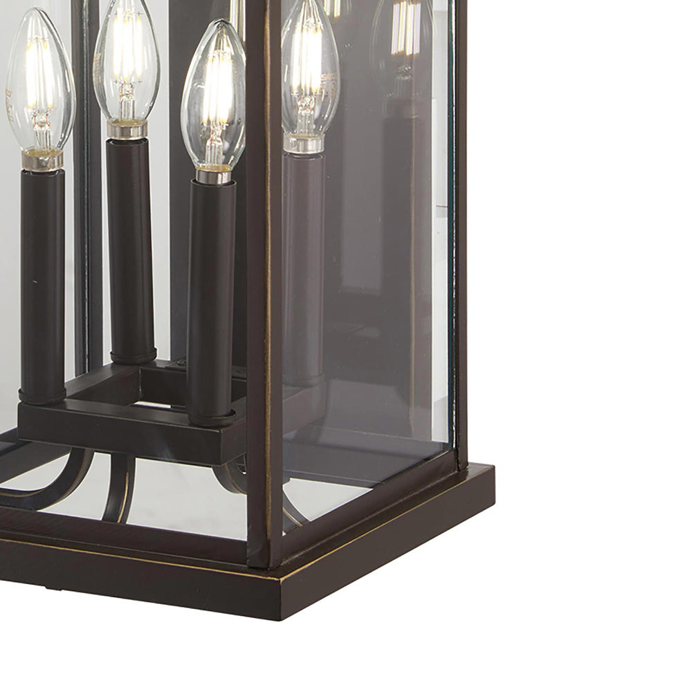 Miner's Loft Outdoor Wall Light in Detail.