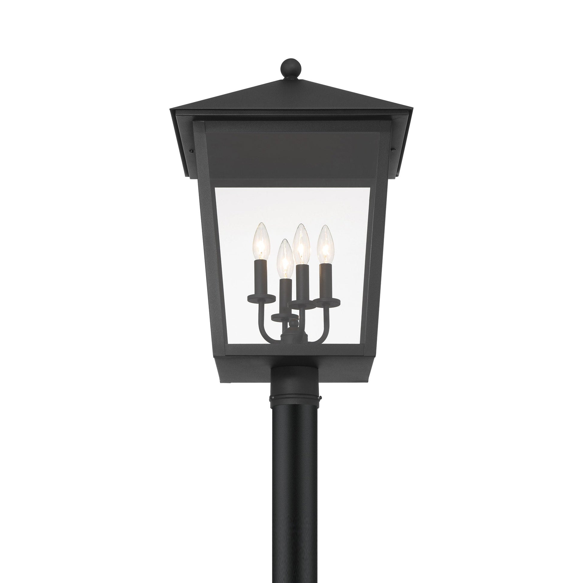 Noble Hill Outdoor Post Light in Detail.