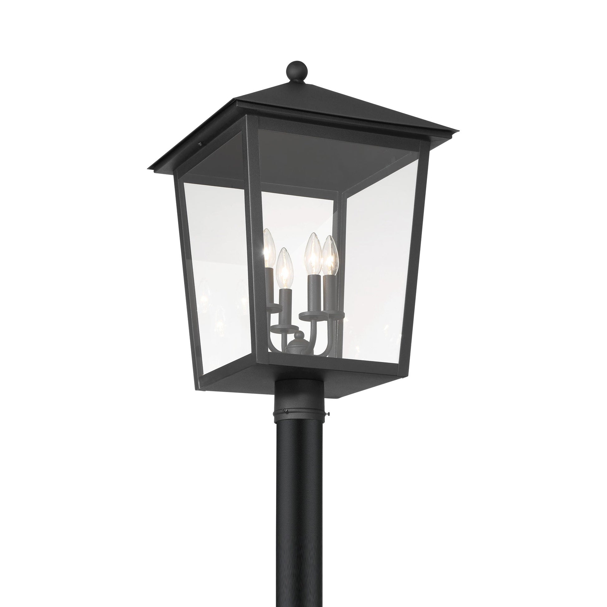 Noble Hill Outdoor Post Light in Detail.