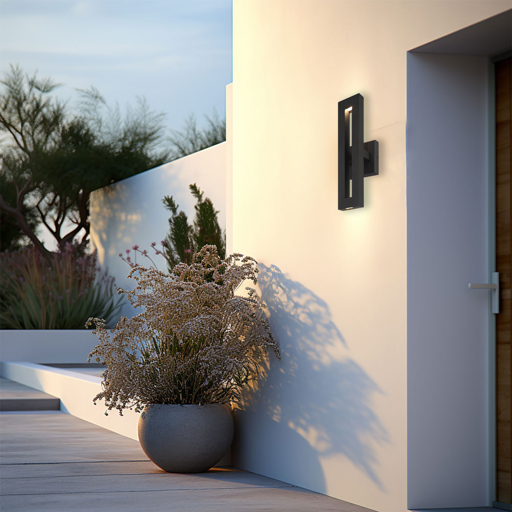 Paddock Outdoor LED Wall Light in Outside Area.