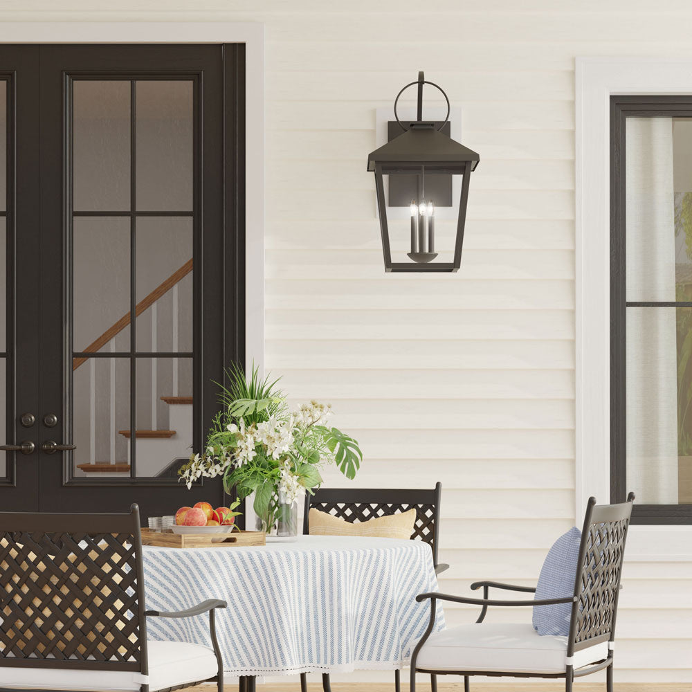 Parkside Outdoor Wall Light in living room.