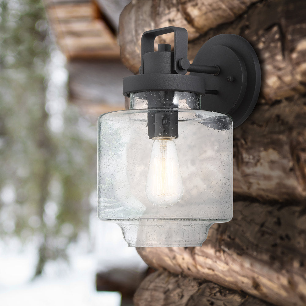 Rosecrans Outdoor Wall Light in Outside Area.