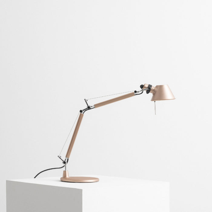 Tolomeo Micro LED Table Lamp in Brushed Copper/Table Base/60W.