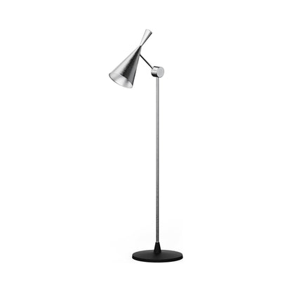 Beat LED Floor Lamp in Aluminium.