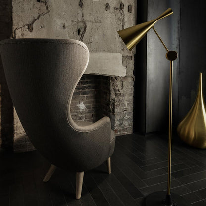 Beat LED Floor Lamp in living room.