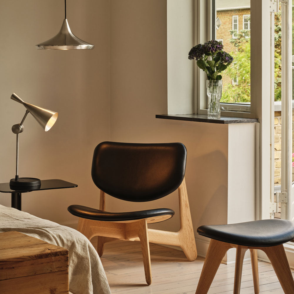 Beat LED Table Lamp in living room.