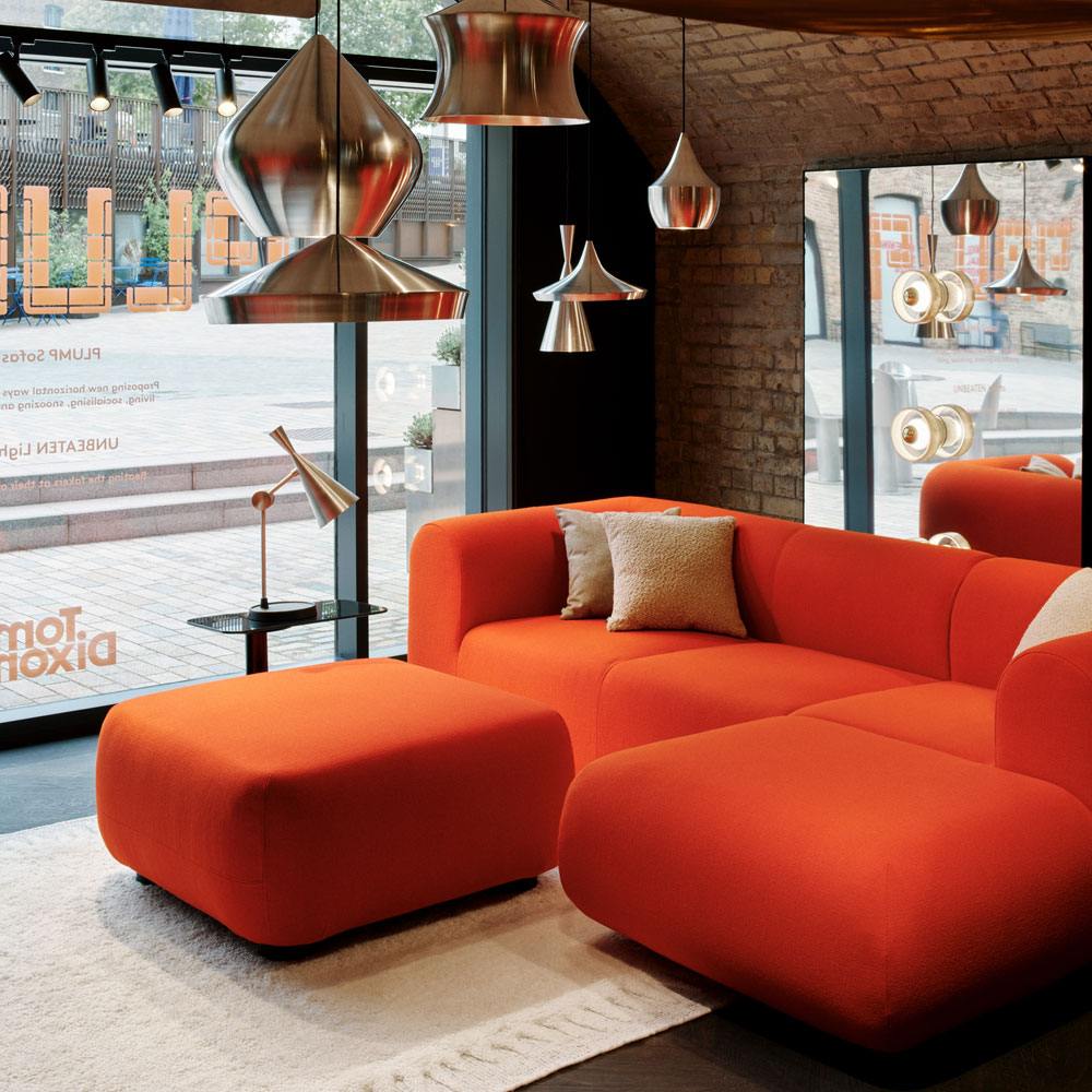 Beat LED Table Lamp in living room.