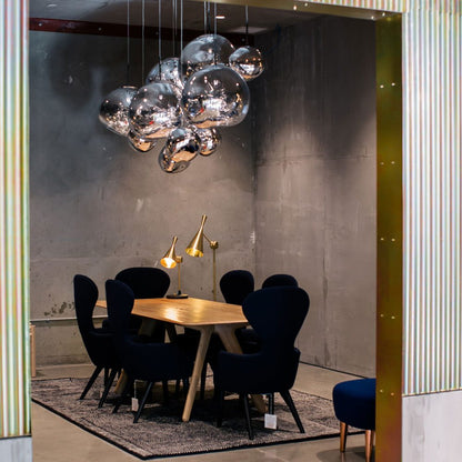 Beat LED Table Lamp in living room.