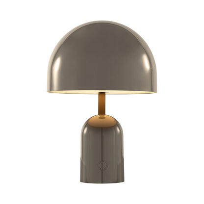 Bell LED Portable Table Lamp in Taupe.