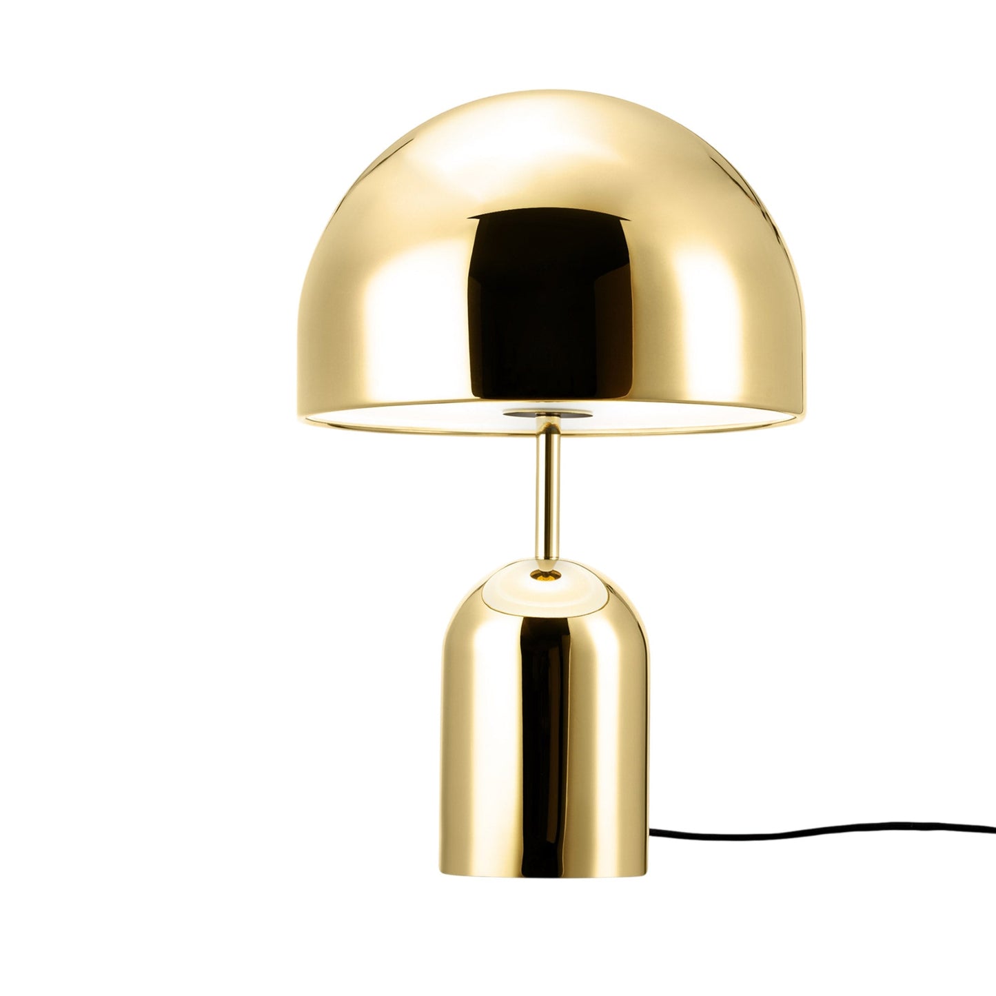 Bell LED Table Lamp in Gold.