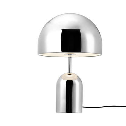 Bell LED Table Lamp in Silver.