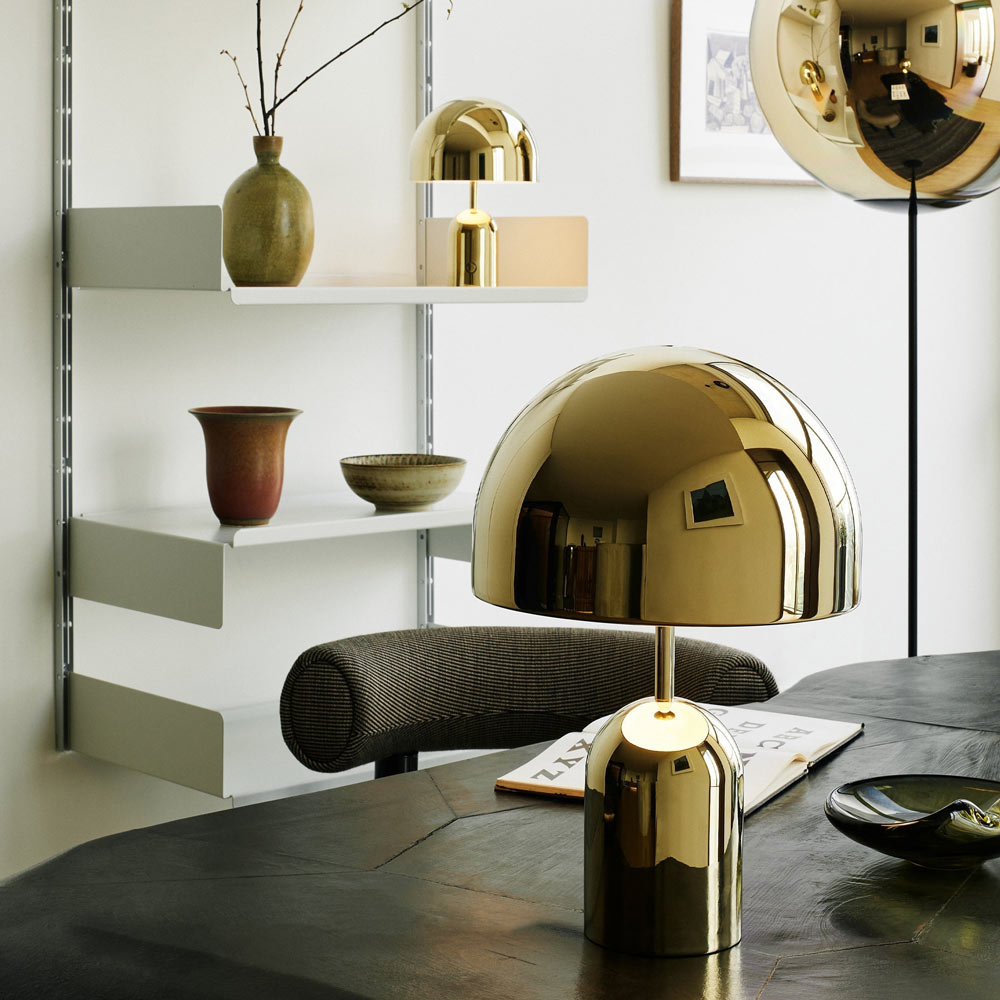 Bell LED Table Lamp in dining room.