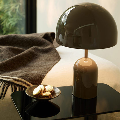Bell LED Table Lamp in bedroom.