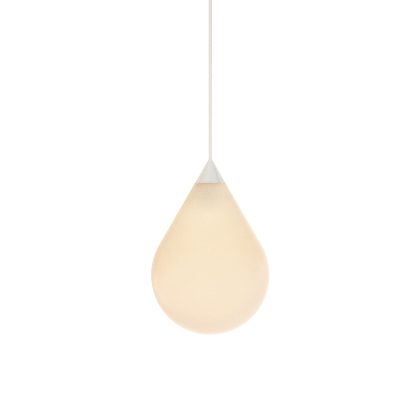 Flare Bead Pendant Light in Opal.