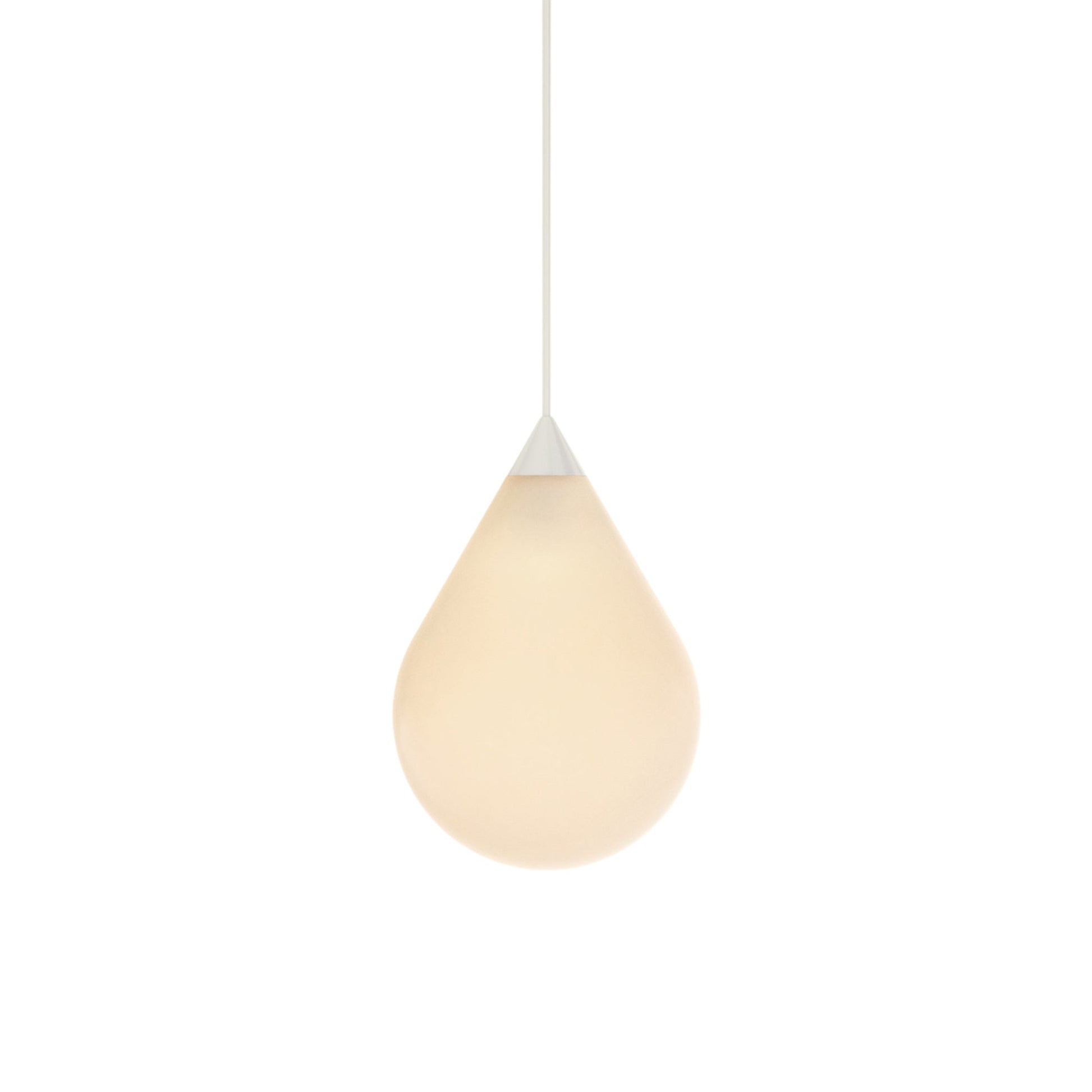Flare Bead Pendant Light in Opal.