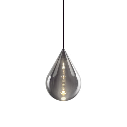 Flare Bead Pendant Light in Silver.