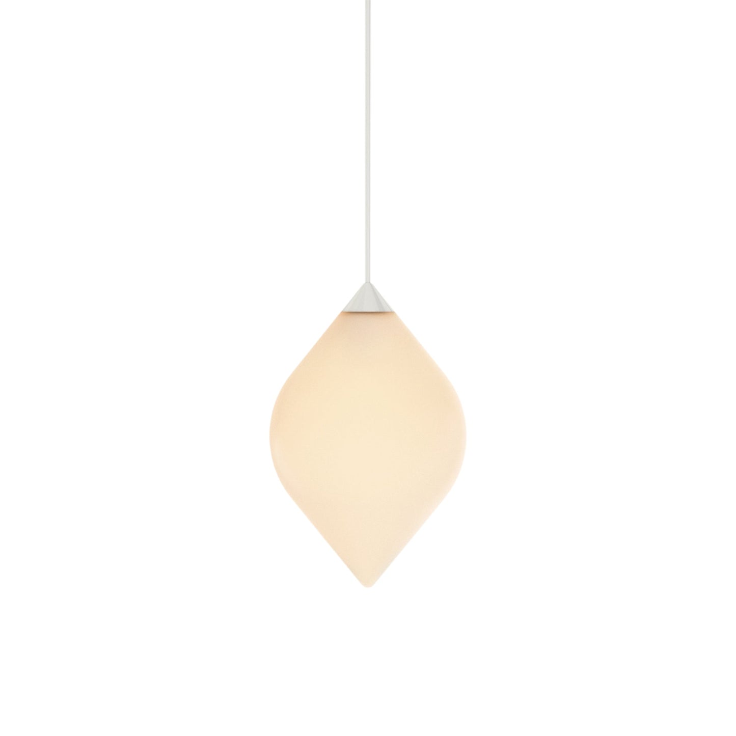 Flare Top Pendant Light in Opal.