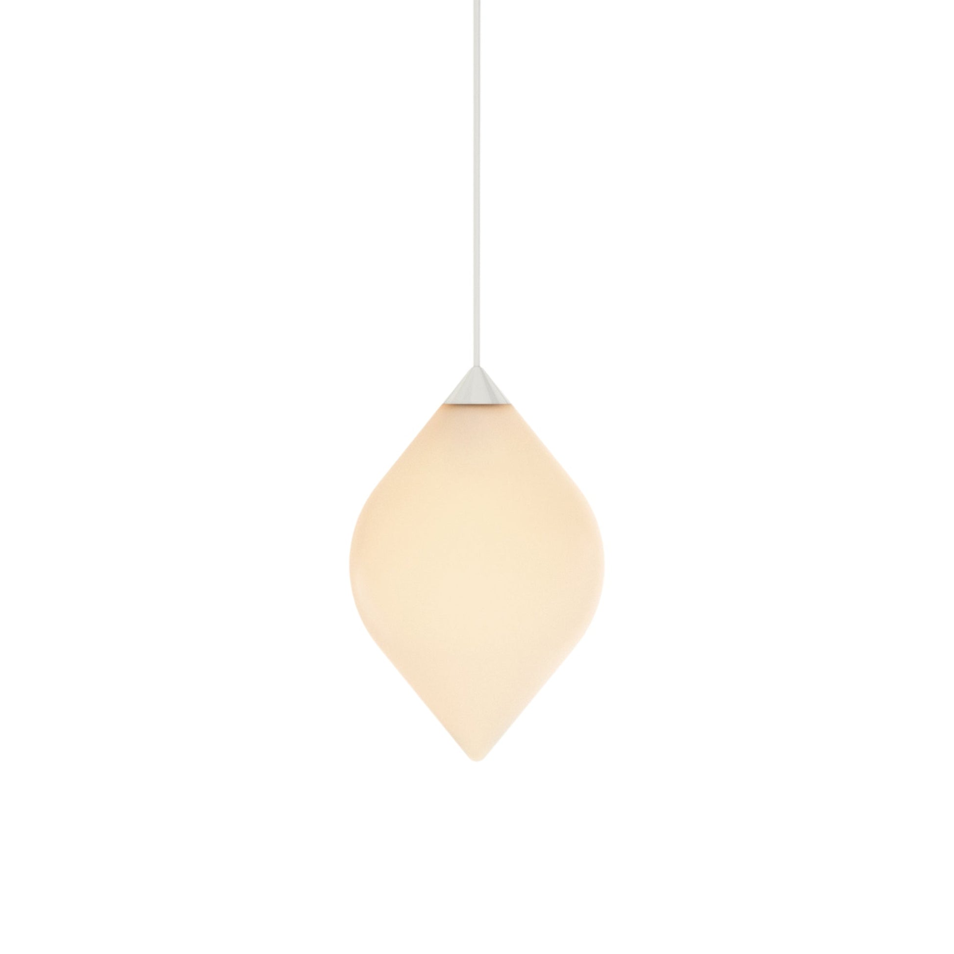 Flare Top Pendant Light in Opal.