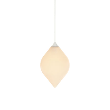 Flare Top Pendant Light in Opal.