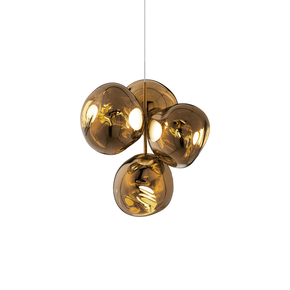 Melt LED Chandelier in Bronze (Small).