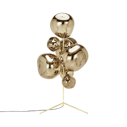 Melt LED Floor Lamp in Bronze.