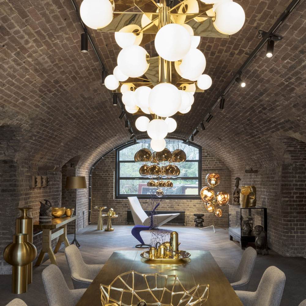 Melt LED Floor Lamp in living room.