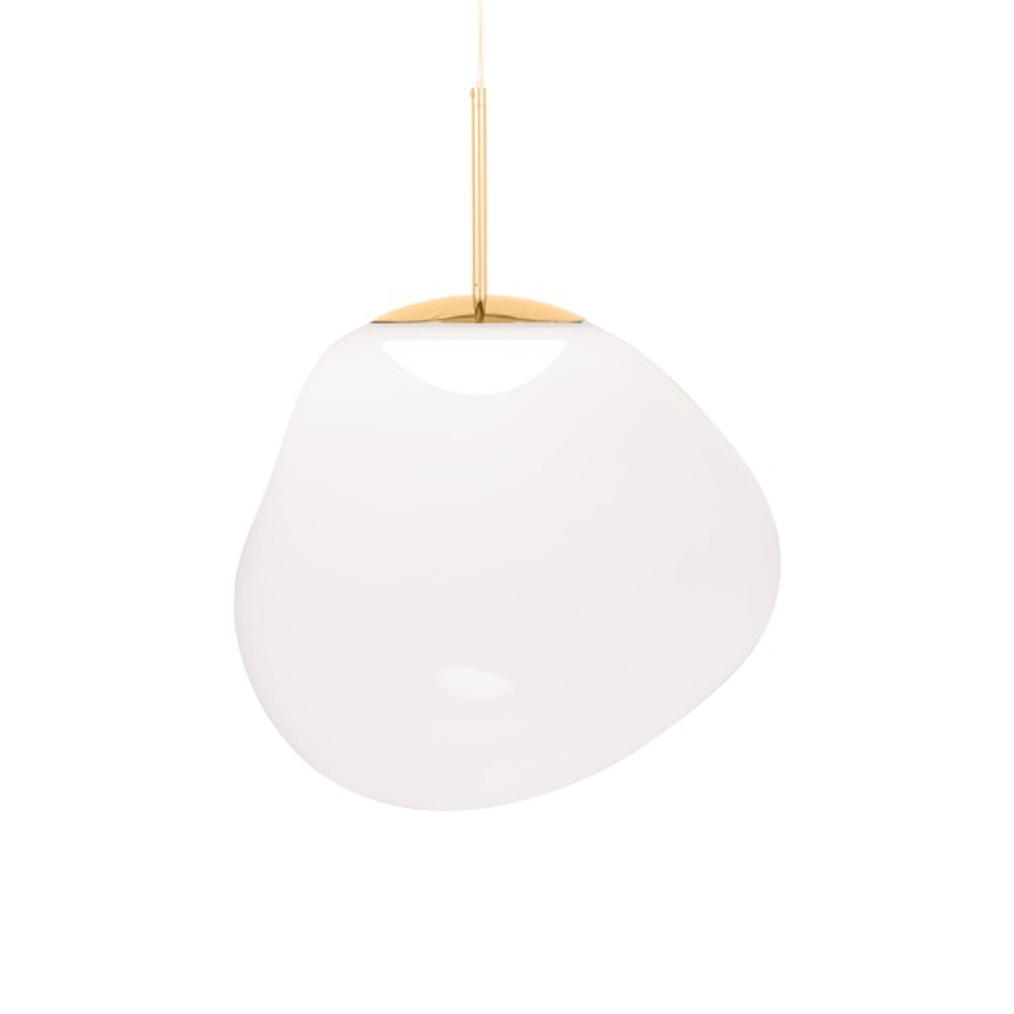 Melt LED Pendant Light in Opal/Silver.